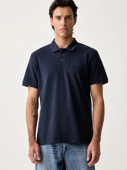 Obrázek produktu Levi's svetrové polo pánské bavlněné HM POLO COSTCO námořnická modř