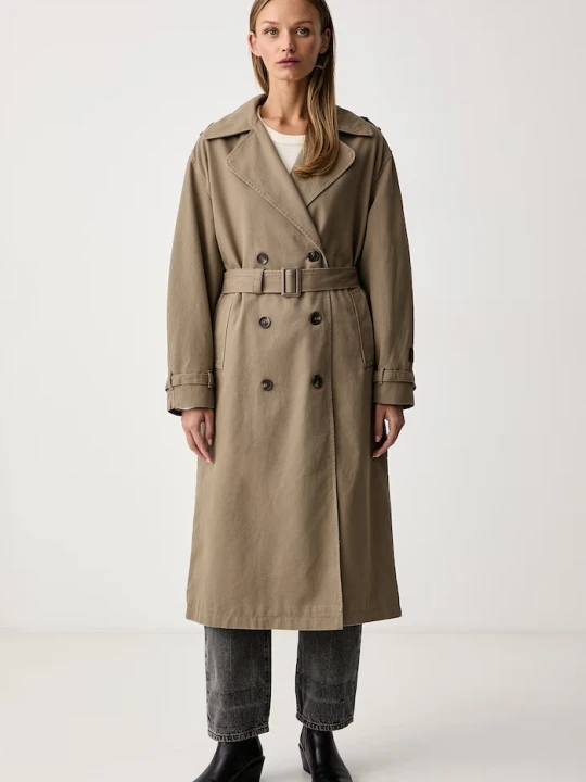 Obrázek produktu Levi's trenčkot dámský bavlněný SERENA LONG TRENCH béžová