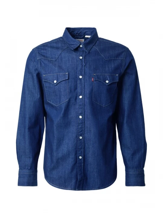 Obrázek produktu LEVI'S ® Tričko 'Barstow Western Standard Fit Shirt'  modrá džínovina