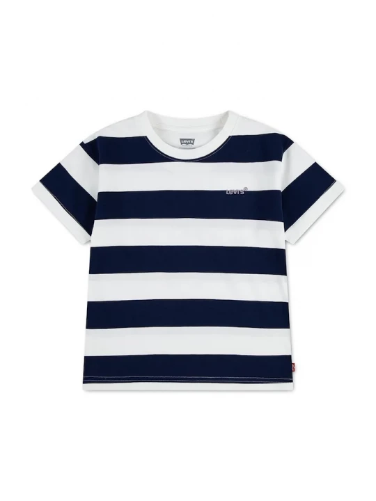 Obrázek produktu Levi's tričko dětské s bavlnou BIG STRIPE TEE námořnická modř