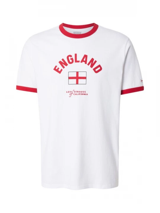 Obrázek produktu LEVI'S ® Tričko 'England Ringer Tee' červená / bílá