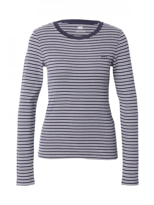 Obrázek produktu LEVI'S ® Tričko 'Essential Housemark Long Sleeve Tee' námořnická modř / bílá