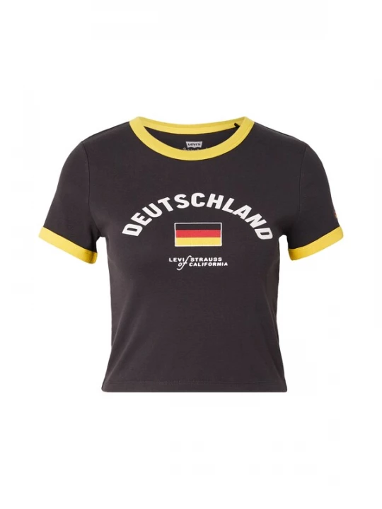 Obrázek produktu LEVI'S ® Tričko 'Germany Ringer Tee' žlutá / černá / bílá