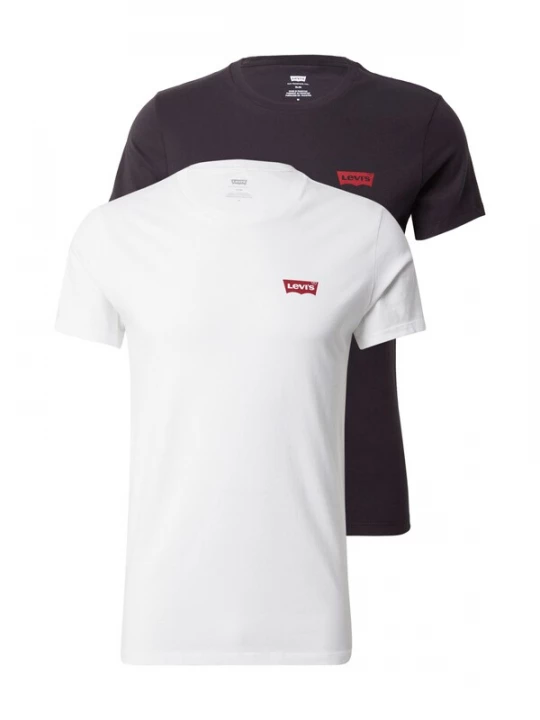 Obrázek produktu LEVI'S ® Tričko 'Graphic Crewneck T-Shirt - 2 Pack'  červená / černá / bílá