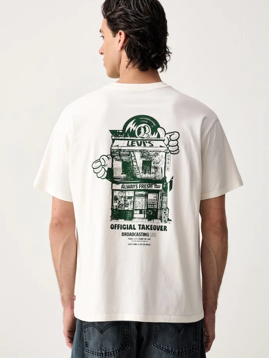 Obrázek produktu Levi's tričko pánské bavlněné VINTAGE FIT GRAPHIC béžová
