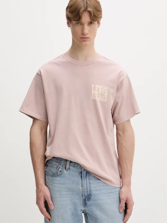 Obrázek produktu Levi's tričko pánské bavlněné VINTAGE FIT GRAPHIC růžová