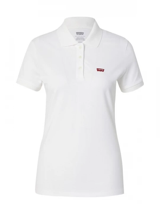 Obrázek produktu LEVI'S ® Tričko 'Slim Polo Shirt'  červená / bílá