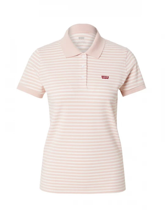 Obrázek produktu LEVI'S ® Tričko 'Slim Polo Shirt' růžová / bílá