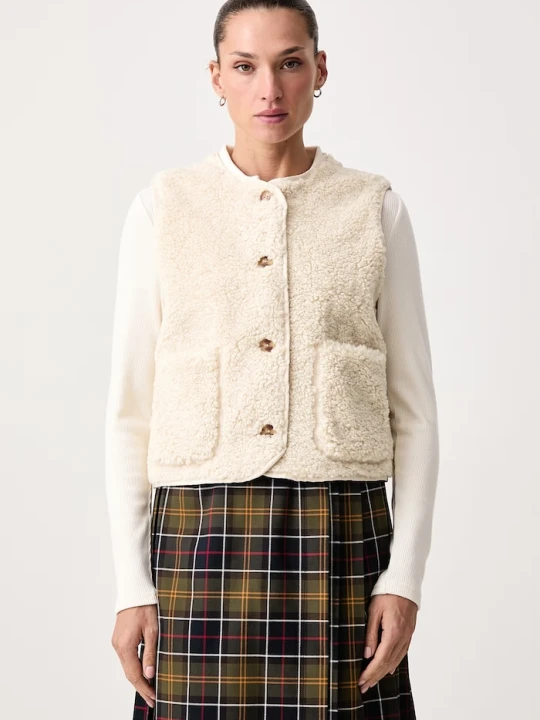 Obrázek produktu Levi's vesta dámská REMA SHERPA béžová