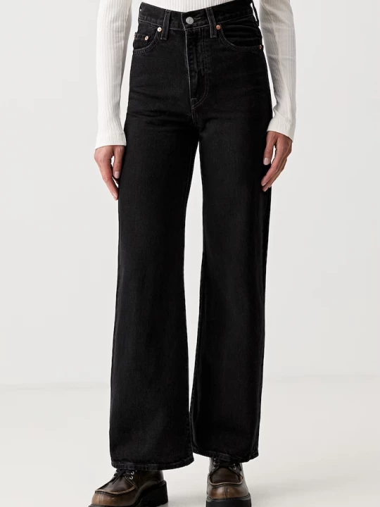 Obrázek produktu Levi's wide leg džíny dámské RIBCAGE WIDE LEG černá
