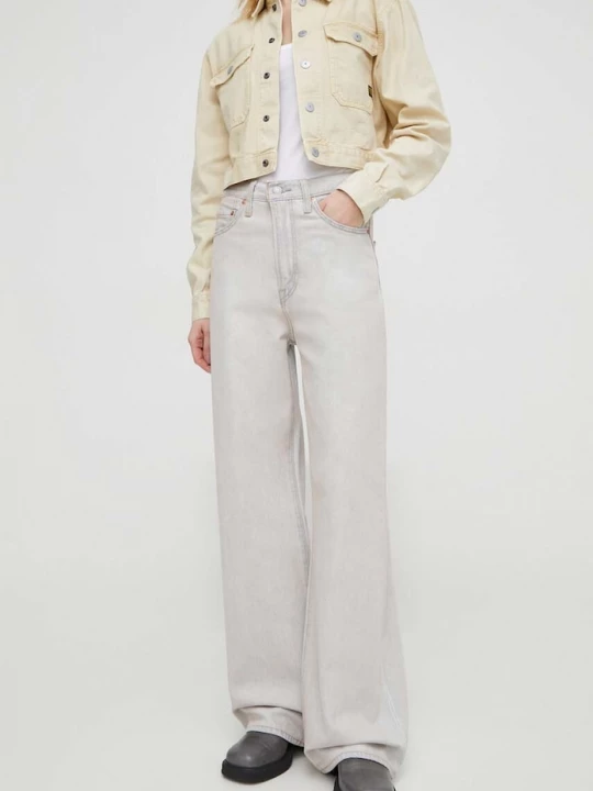 Obrázek produktu Levi's wide leg džíny dámské RIBCAGE WIDE LEG modrá