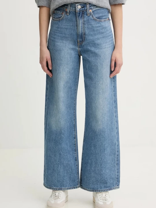 Obrázek produktu Levi's wide leg džíny dámské RIBCAGE WIDE LEG modrá