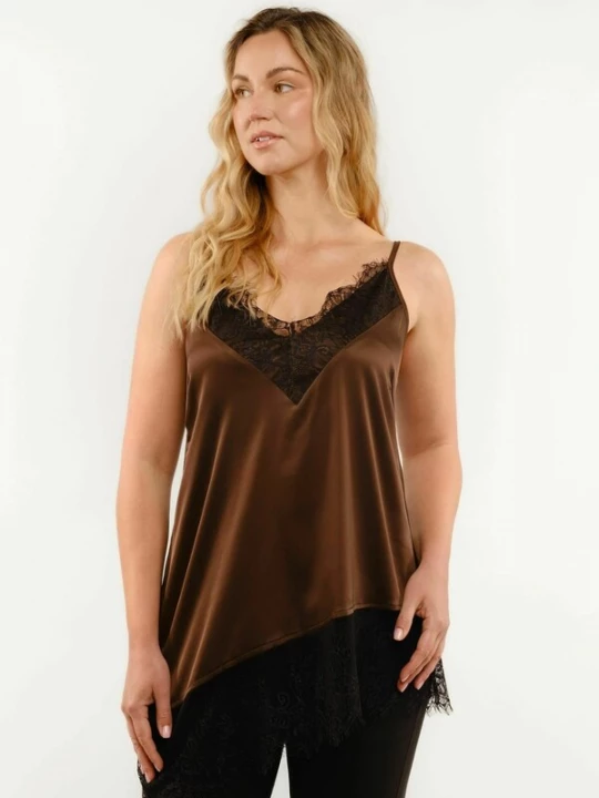 Obrázek produktu Liberte Essentiel Top ' LOLA ASYMTERIC ' hnědá