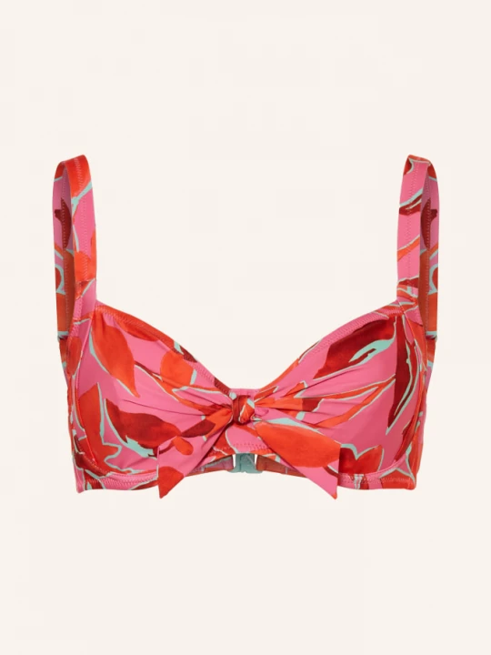 Obrázek produktu Lidea Bikiny S Ramínky Fused Florals růžová / červená / mátová