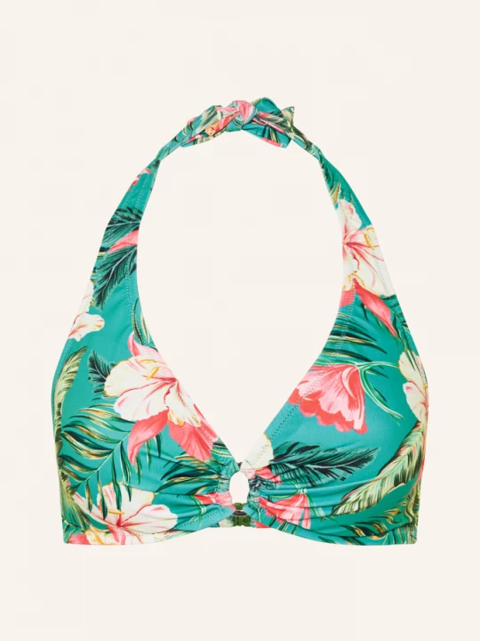Obrázek produktu Lidea Bikiny S Vázáním Za Krkem Tropic Joy zelená / světle červená / tmavě žlutá