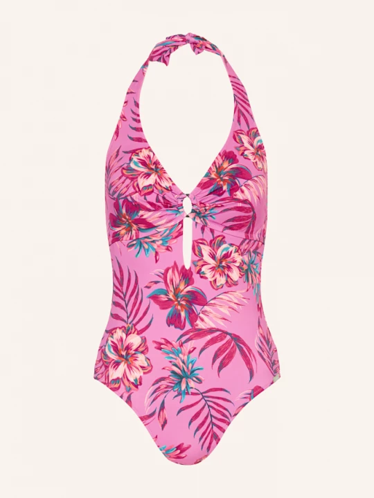 Obrázek produktu Lidea Neckholder Plavky Tropic Radiance růžová / fuchsiová / zelená