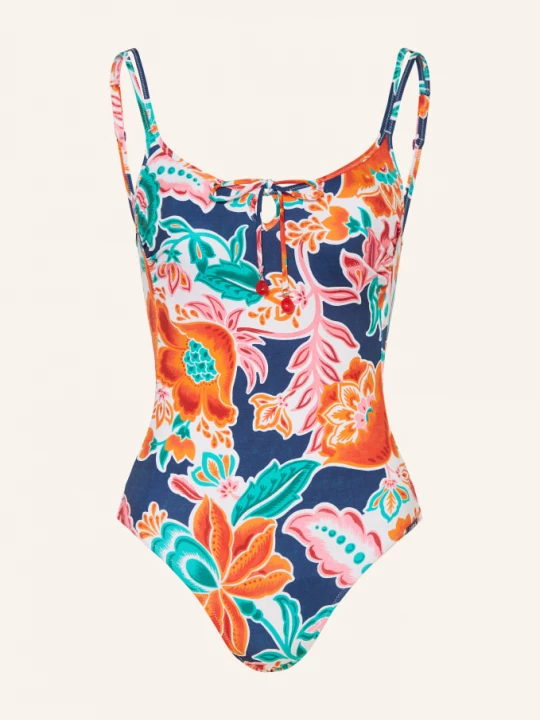 Obrázek produktu Lidea Plavky Petal Patch tmavě modrá / oranžová / tmavě zelená
