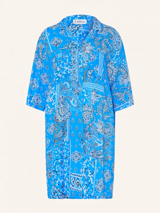 Obrázek produktu Lidea Plážové Šaty Bandana S 3 / 4 Rukávy tyrkysová / bílá / černá