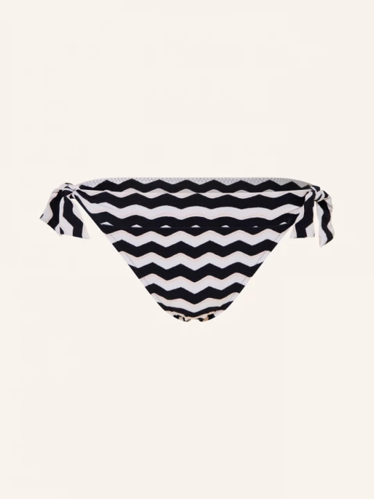 Obrázek produktu Lidea Trojúhelníkové Bikinové Kalhotky Sandwave černá / světle hnědá / bílá