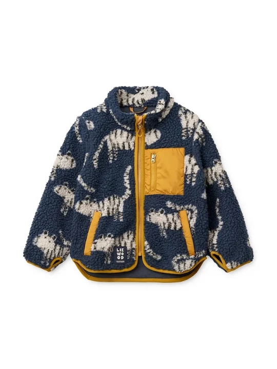 Obrázek produktu Liewood bunda dětská fleecová Nolan Pile Jacket námořnická modř