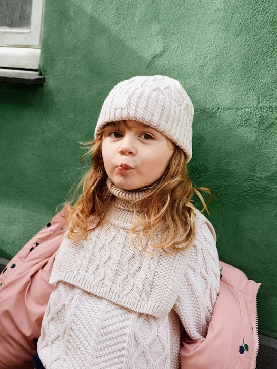 Obrázek produktu Liewood Dětská bavlněná čepice Liewood Ezra Beanie w. Cables béžová