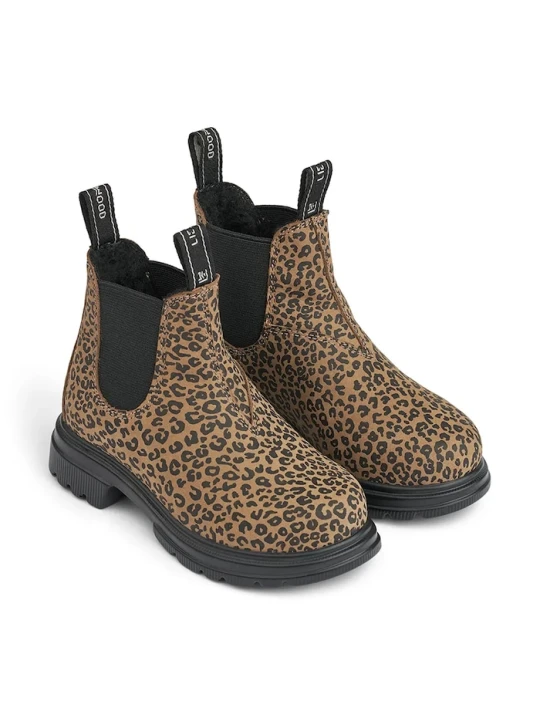 Obrázek produktu Liewood Dětské kotníkové boty z nubuku Daria Leather Boot zelená
