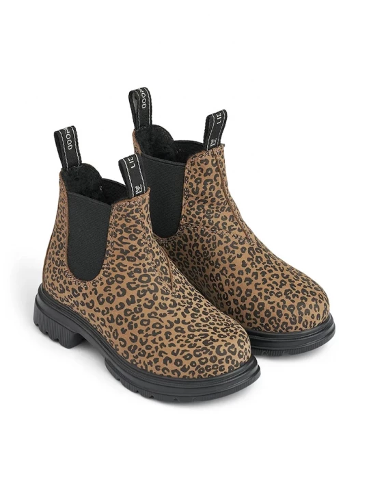 Obrázek produktu Liewood Dětské kotníkové boty z nubuku Liewood Daria Leather Boot zelená