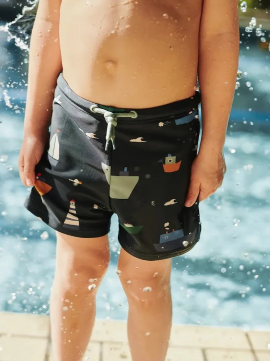 Obrázek produktu Liewood dětské Otto Printed Swim Pants námořnická modř