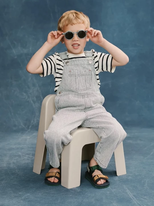 Obrázek produktu Liewood Dětské rifle Liewood Delani Stripe Denim Dungarees námořnická modř