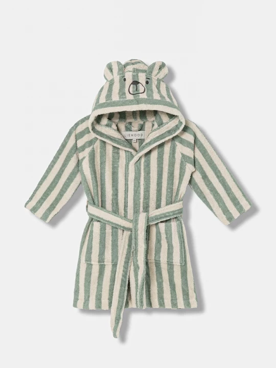 Obrázek produktu Liewood Dětský bavlněný župan Liewood Lily Bathrobe zelená