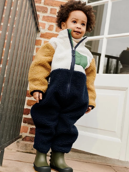 Obrázek produktu Liewood Dětský overal Liewood Nolano Pile Jumpsuit námořnická modř