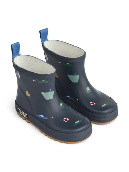 Obrázek produktu Liewood holínky dětské Tekla Printed Rainboot námořnická modř