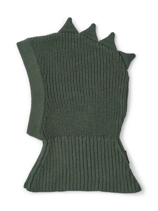 Obrázek produktu Liewood kukla dětská bavlněná Hanibal Dino Balaclava zelená
