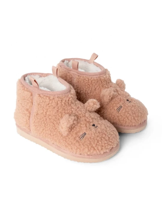 Obrázek produktu Liewood pantofle dětské Alban Cat Pile Boot Slipper růžová