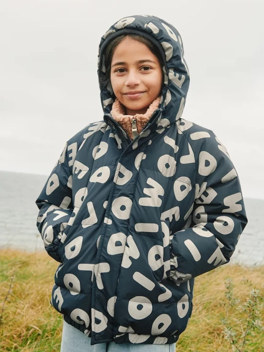 Obrázek produktu Liewood péřová bunda dětská Adelina Reflective Down Jacket námořnická modř
