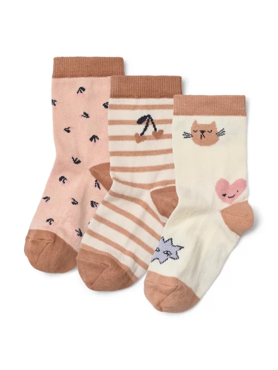 Obrázek produktu Liewood ponožky dětské Silas Socks 3-Pack růžová