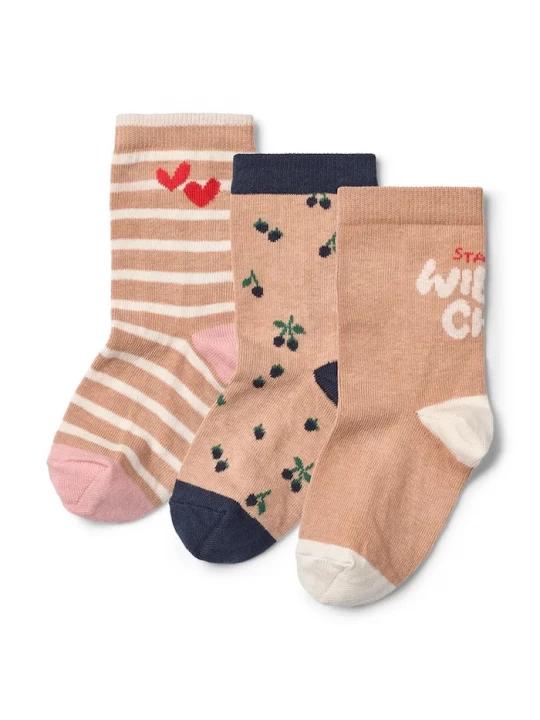 Obrázek produktu Liewood ponožky dětské Silas Socks 3-pack růžová