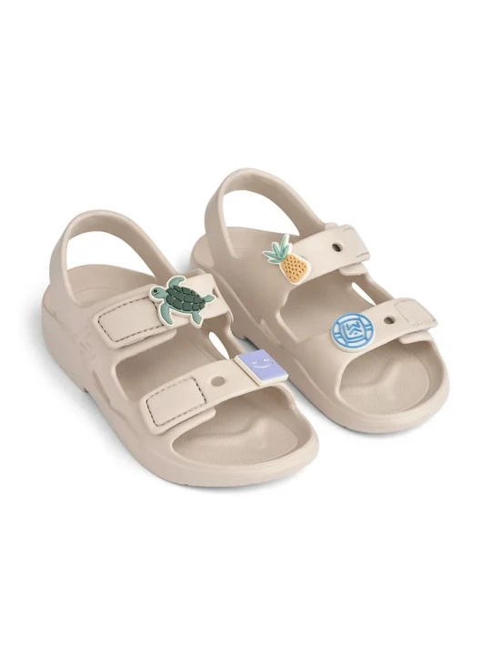 Obrázek produktu Liewood sandály s otevřenou patou dětské Lilo Sandals with Charms béžová