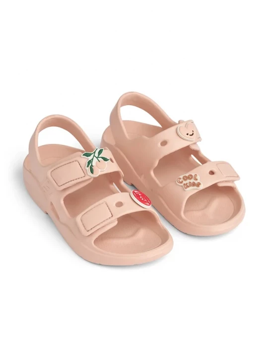 Obrázek produktu Liewood sandály s otevřenou patou dětské Lilo Sandals with Charms růžová