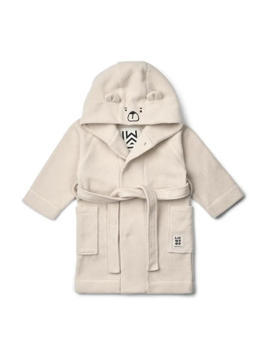 Obrázek produktu Liewood župan s kapucí dětský Minik Bear Fleece Bathrobe béžová