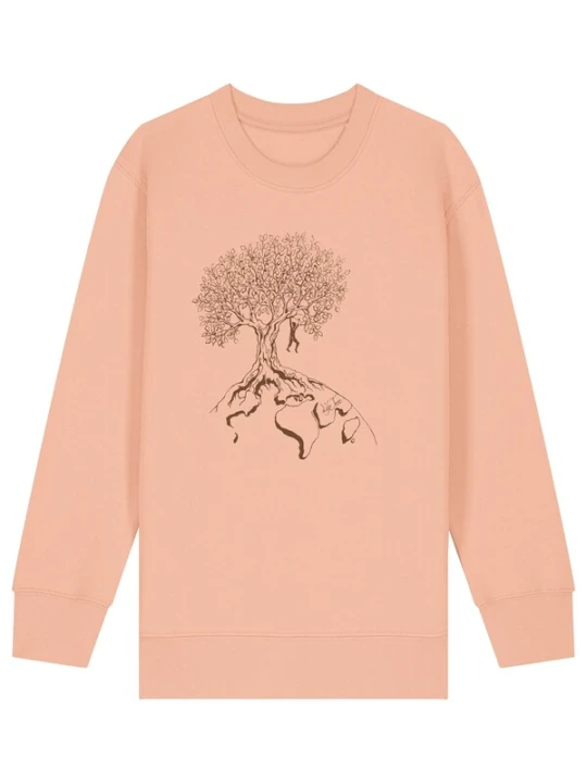 Obrázek produktu Life-Tree Mikina 'Kids Unisex Hanging On' broskvová