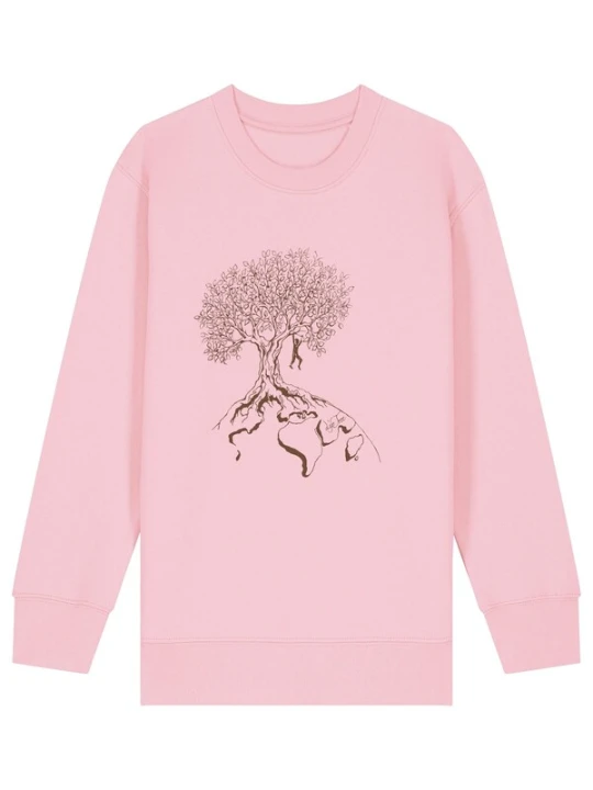 Obrázek produktu Life-Tree Mikina 'Kids Unisex Hanging On' světle růžová