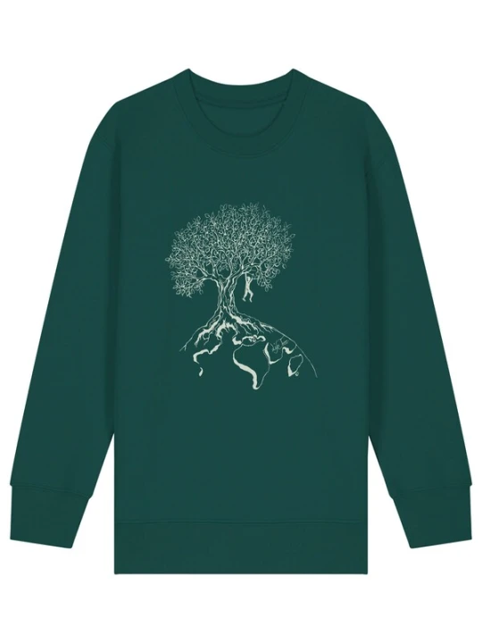 Obrázek produktu Life-Tree Mikina 'Kids Unisex Hanging On' zelená