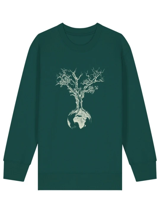 Obrázek produktu Life-Tree Mikina 'Kids Unisex Weltenbaum' zelená