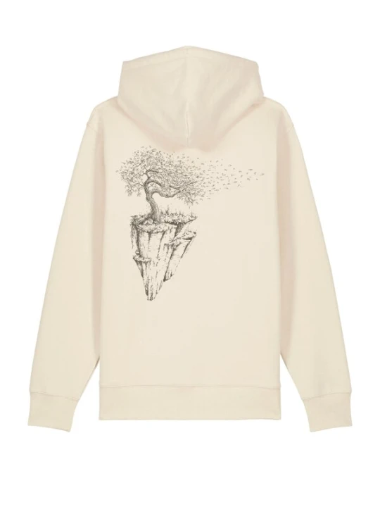 Obrázek produktu Life-Tree Svetr 'Organic Fairwear Hoodie Unisex Natural Raw Maple Island' béžová