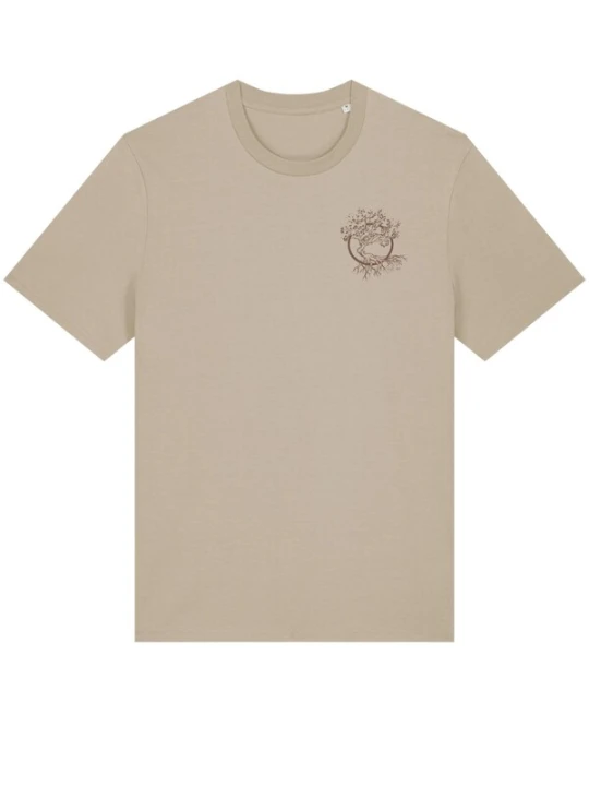 Obrázek produktu Life-Tree Tričko 'Fairwear Organic Logo Basic Shirt Men Desert Dust Olive' písková