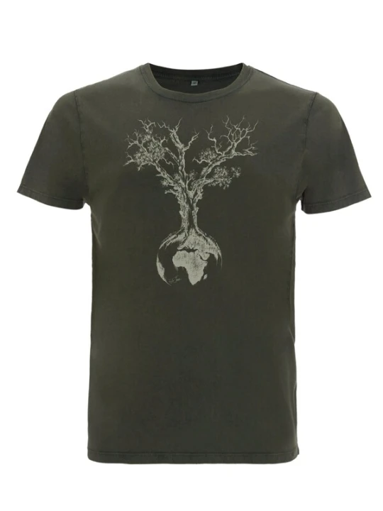 Obrázek produktu Life-Tree Tričko 'Fairwear Organic Weltenbaum' zelená