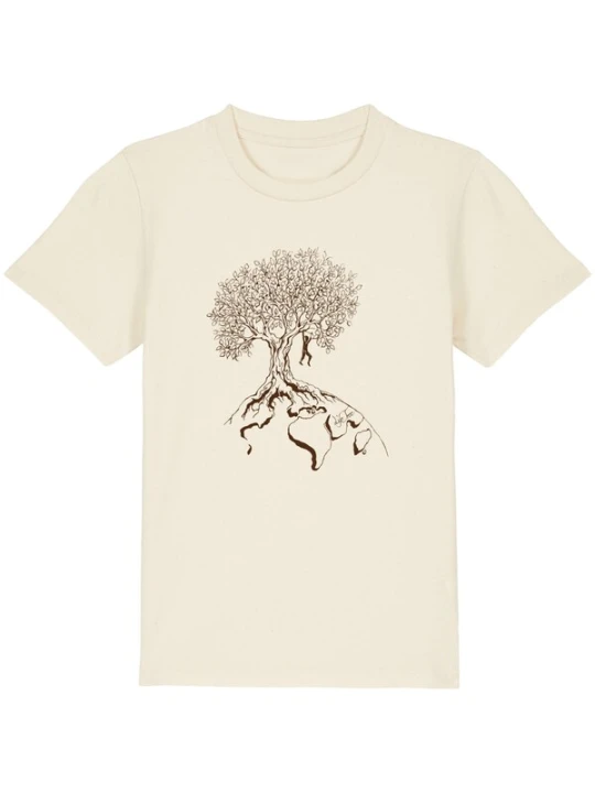 Obrázek produktu Life-Tree Tričko 'Kids Unisex Hanging On' přírodní bílá