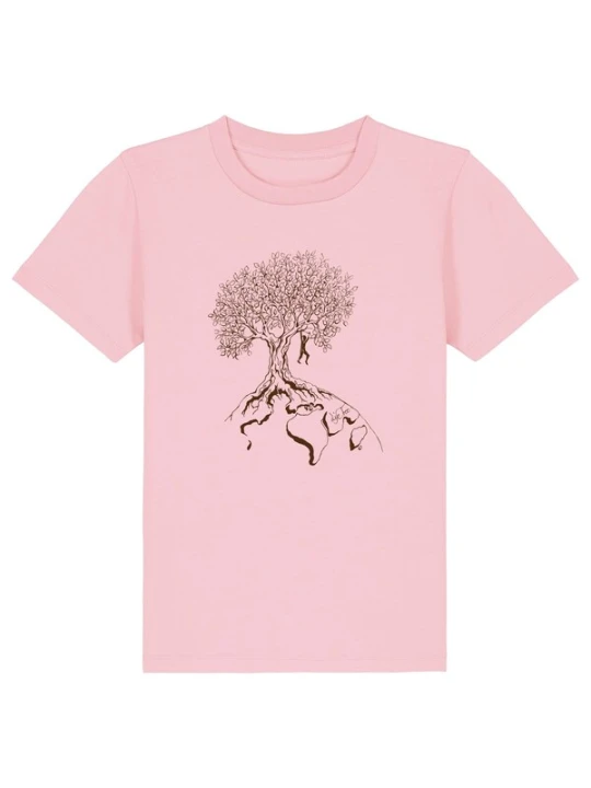 Obrázek produktu Life-Tree Tričko 'Kids Unisex Hanging On' světle růžová