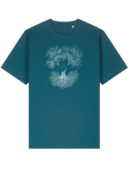 Obrázek produktu Life-Tree Tričko 'Organic Fairwear Stargazer Fusion' modrá